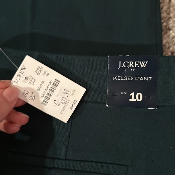 J. Crew cropped flare Kelsey pant sz 10 - Picture 3 of 3